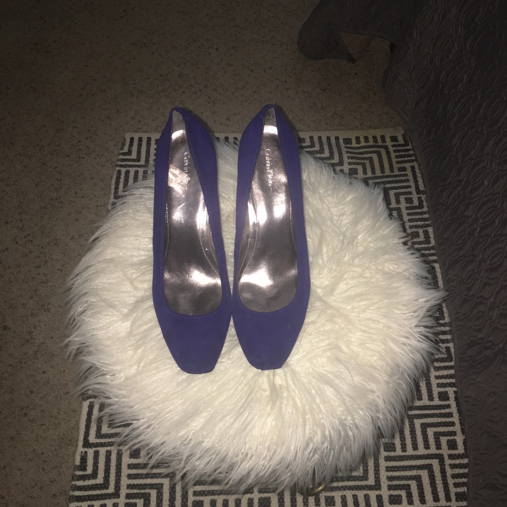 Calvin Klein Royal Blue Heels